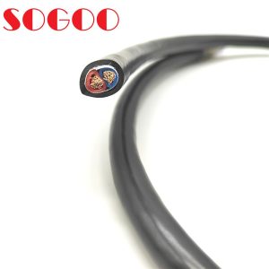 Zhongli 2x10AWG 2x6mm2 0.6KV UL2586 D type RRU power cable for Huawei ZTE