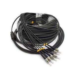 Armored Fiber Patch Cord With SC/LC/FC Connector 2/4/6/8/12 Cores LSZH RoHS