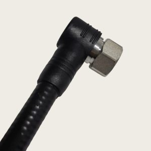1/2 Superflex Right Angle Jumper 7/16 DIN Right Angle To 4.3/10 Right Angle