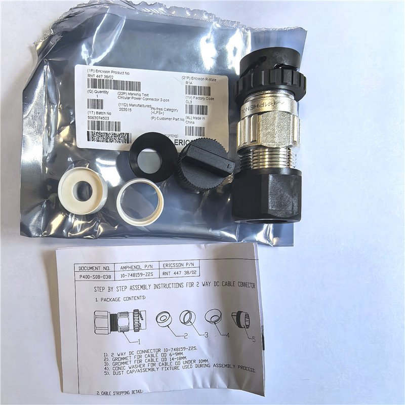 RNT44738 0210 - Top Telecom Connector Brands: Amphenol, Jonhon & Huawei RRU Power Connectors Overview