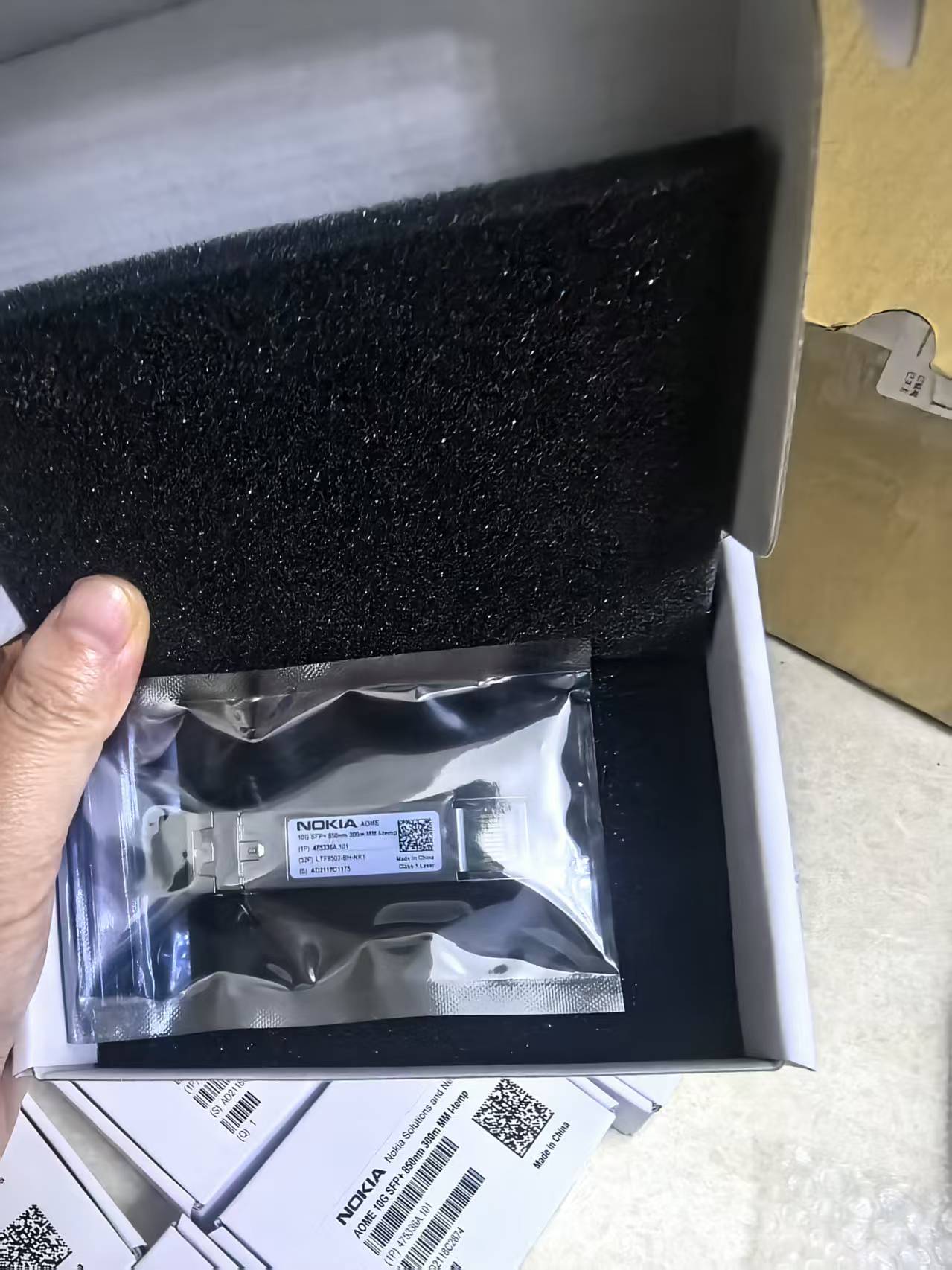 Original NOKIA 475336A.101 AOME 10G SFP+ 850nm 300m MM IteÉmetteur-récepteur d'origine NOKIA 475336A.101 AOME 10G SFP + 850nm 300m MM Itemp 微信图片 20251217230255 655 195 - Original NOKIA 475336A.101 AOME 10G SFP+ 850nm 300m MM Itemp Transceiver